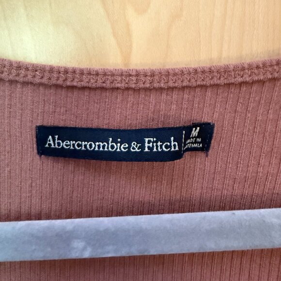 Abercrombie & Fitch Long Sleeve Top in Rust - Picture 2 of 3